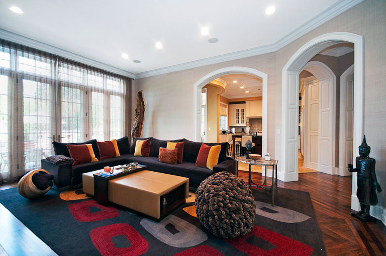 Living Room Painted by Heffernan Painting's Professional Interior Painters